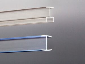 Polinter, S.A. Plastic profiles for glass partitions.