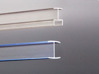 Polinter, S.A. Plastic profiles for glass partitions.